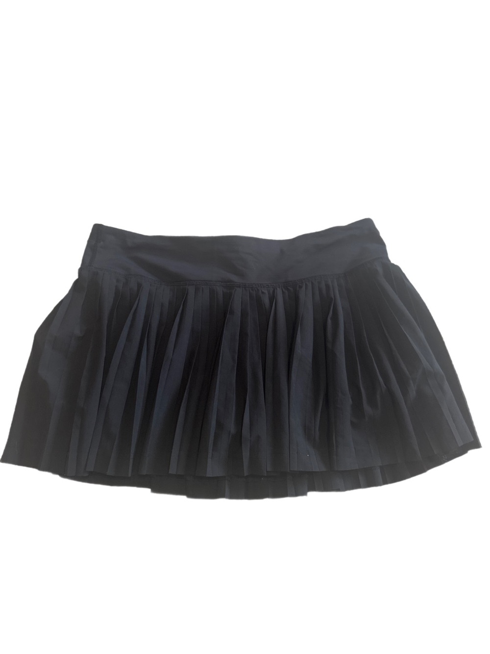 Lululemon Black Pleated Tennis Mini Skirt with Shorts 8